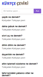 Mobile Screenshot of kurtceceviri.com
